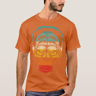 Vintage Headphones Monkey T-Shirt