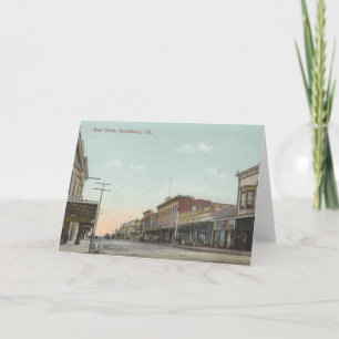 Vintage Healdsburg California Card