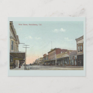 Vintage Healdsburg California Postcard