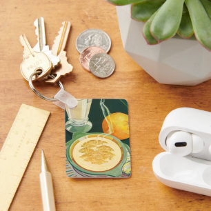 Vintage Health Foods, Beverages, Healthy Breakfast Key Ring