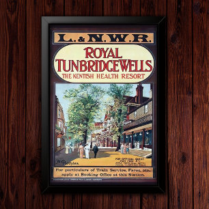 Vintage Health Resort Advertising Poster