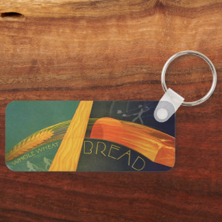 Vintage Healthy Foods, Whole Grain Wheat Bread Key Ring