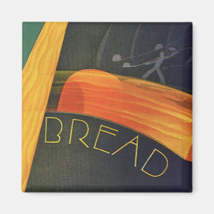 Vintage Healthy Foods, Whole Grain Wheat Bread Magnet