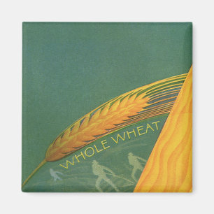Vintage Healthy Foods, Whole Grain Wheat Bread Magnet