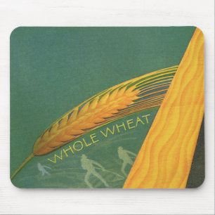 Vintage Healthy Foods, Whole Grain Wheat Bread Mouse Mat