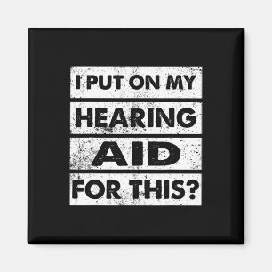 Vintage Hearing Impaired Deaf Awareness ASL Sign L Magnet