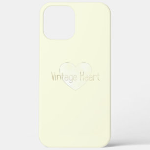 Vintage Heart 3 - Beautiful Vintage Yellow Case