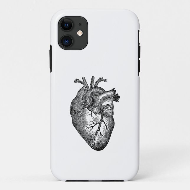 Vintage Heart Anatomy Case-Mate iPhone Case (Back)