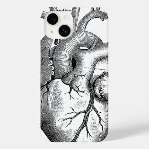 Vintage Heart Anatomy   Customisable Case-Mate iPhone 14 Case