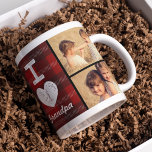 Vintage Heart Custom Photo Mug<br><div class="desc">Personalise this mug with your text and photo(s) to create a one-of-a-kind gift! Available in more colours.</div>