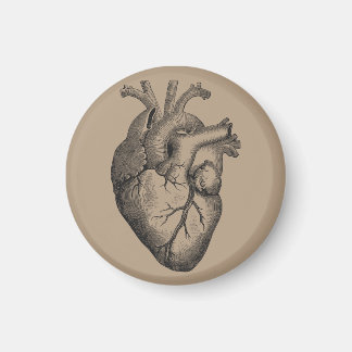 Vintage Heart Illustration Magnet