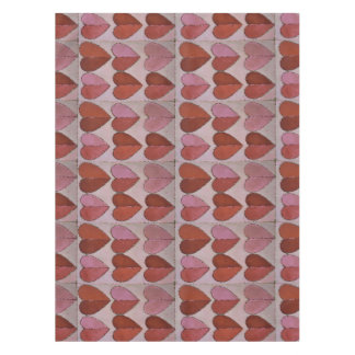 Vintage Heart Pattern Tablecloth