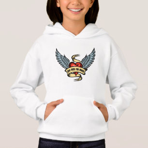 Vintage Heart With Wings