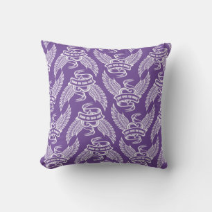 Vintage Heart With Wings, Love Gives You Wings Cushion