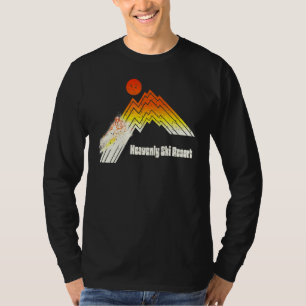 Vintage Heavenly Ski Resort 70s 80s Retro Souvenir T-Shirt