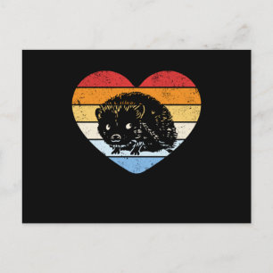 Vintage Hedgehog Postcard