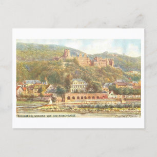 Vintage Heidelberg Castle Postcard