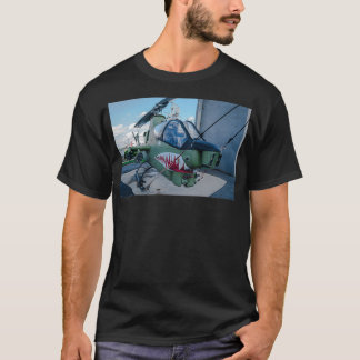Vintage Helicoptor Battleship Cove Fall River T-Shirt