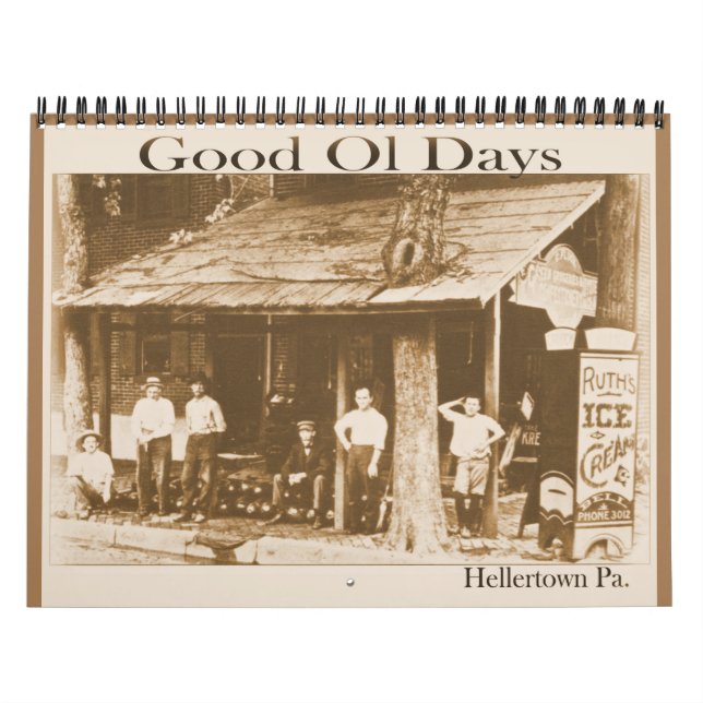 Vintage Hellertown Calendar (Cover)