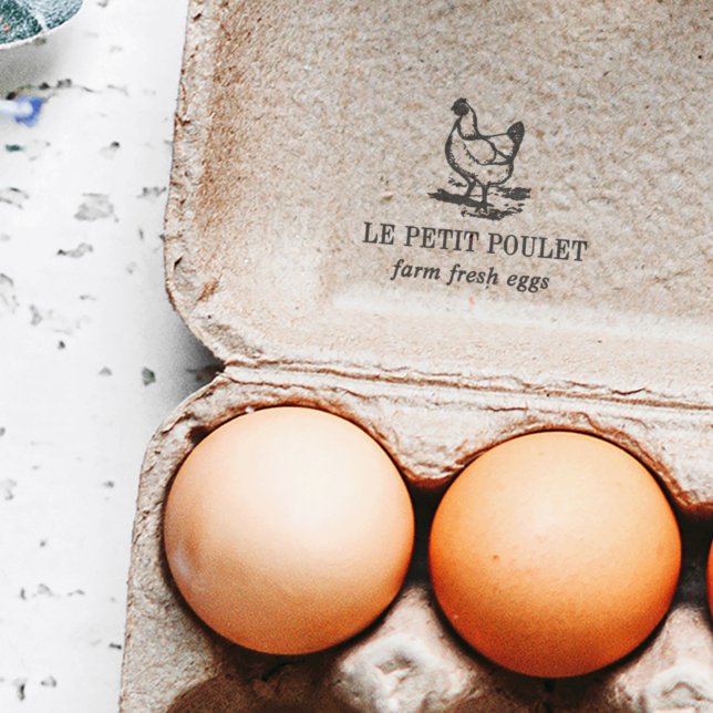 Vintage Hen | Country Farm Self-inking Stamp (Creator Uploaded)