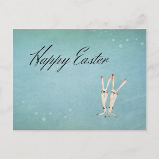 Vintage Hen Happy Easter Postcard