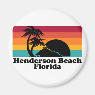 Vintage Henderson Beach Florida Magnet