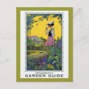 Vintage Henderson Garden Guide Postcard