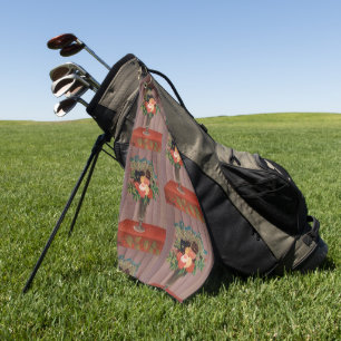 Vintage Henri Rousseau French Floral Cottagecor Golf Towel