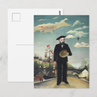 Vintage Henri Rousseau Paris Eiffel Tower Art