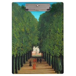 Vintage Henri Rousseau Paris Green Trees Park Art Clipboard