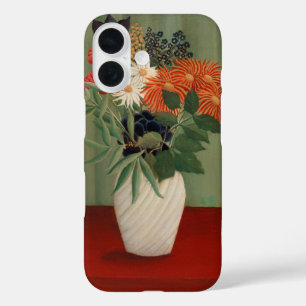 Vintage Henri Rousseau Sage Green Floral Art Print iPhone 16 Case