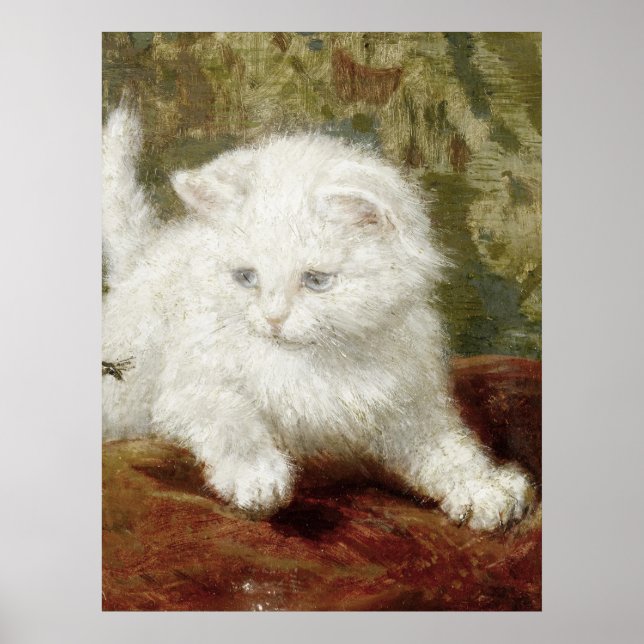 Vintage Henriette Ronner-Knip Curiousity Poster (Front)