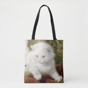 Vintage Henriette Ronner-Knip Curiousity Tote Bag
