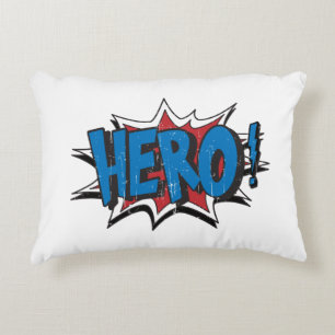 Vintage Hero Art Graphic Super Heroes Art Decorative Cushion