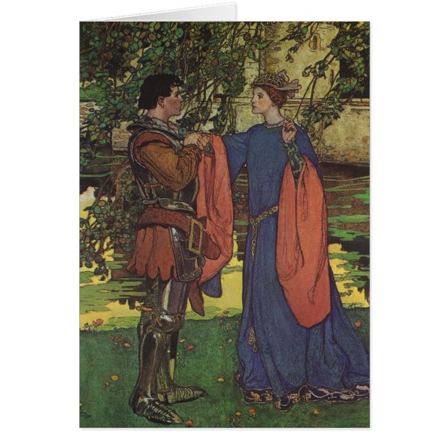 Vintage Hero Prince Knight Shining Armour Princess (Front)