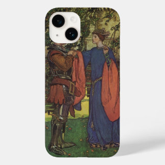 Vintage Hero Prince Knight Shining Armour Princess Case-Mate iPhone 14 Case