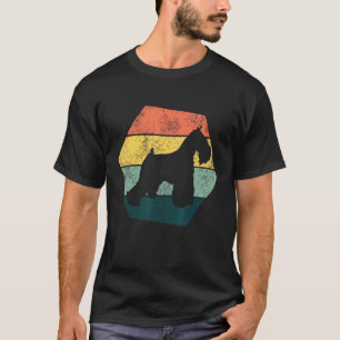 Vintage Hexagon Miniature Schnauzer Lovers Gifts D T-Shirt