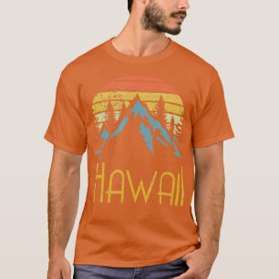 Vintage HI Hawaii Hawaiian Mountains Outdoor T-Shirt
