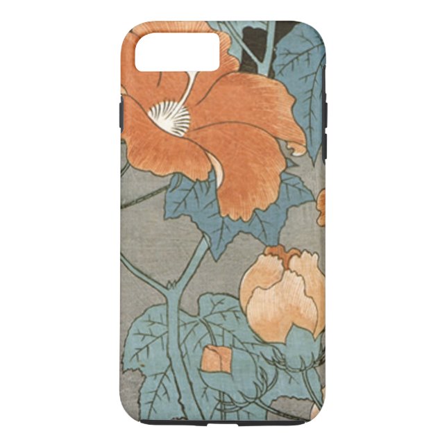 Vintage Hibiscus Flower Case-Mate iPhone Case (Back)