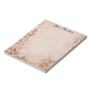 Vintage Hibiscus Notepad