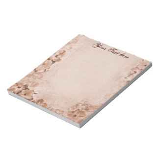 Vintage Hibiscus Notepad