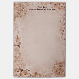 Vintage Hibiscus Post-it-Notes (customisable) Post-it Notes