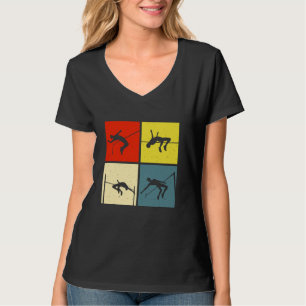 Vintage High Jump Love High Jump Funny T-Shirt