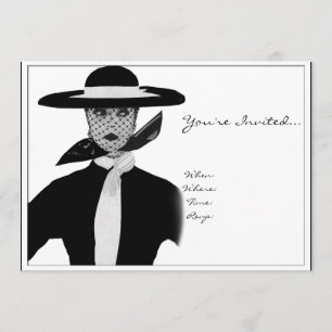 Vintage High Society Invitation