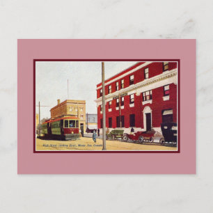 Vintage High Street Moose Jaw Canada Postcard