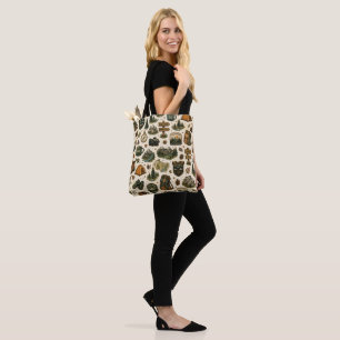 Vintage Hiking National Park Seamless Pattern Tote Bag