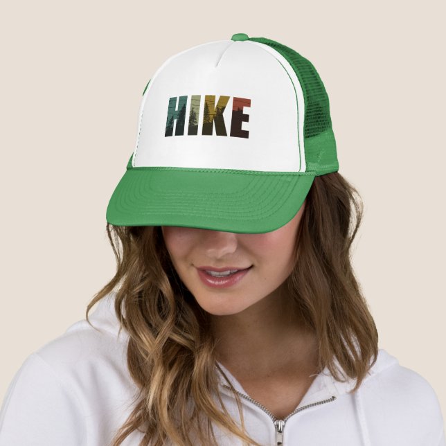vintage hiking trucker hat (In Situ)