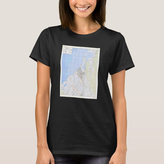 Vintage Hikone Japan Map (1945 T-Shirt (Front)