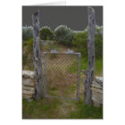 Vintage Hill Country Gate Card