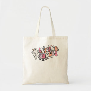 Vintage Hippie Halloween Ghost Shirts For Women Pe Tote Bag